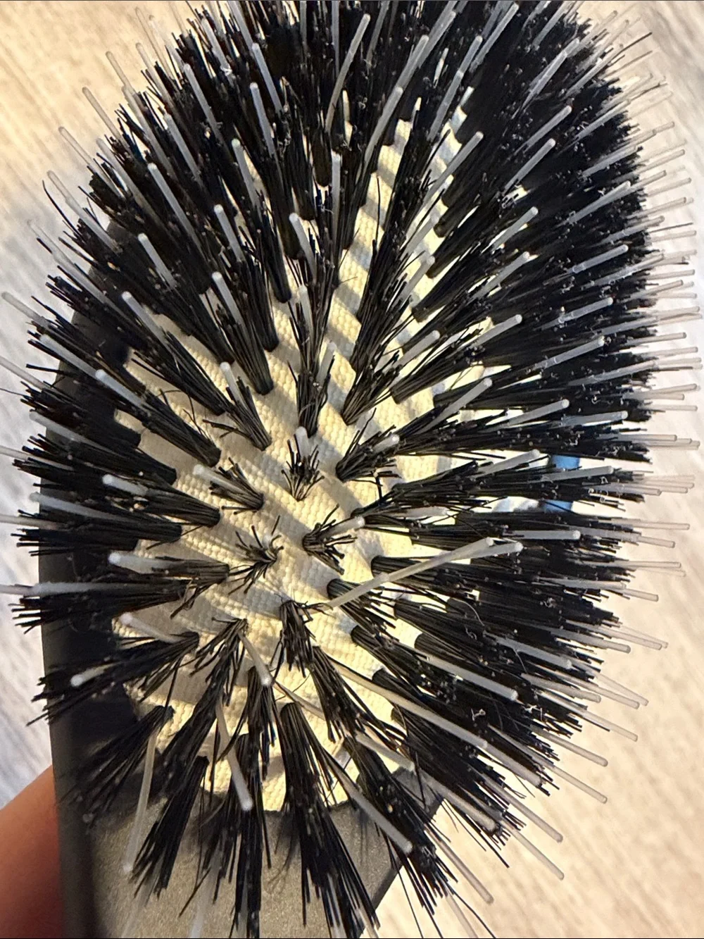 Crown Affair Black Boar Bristle Hair Brush new and $138 retail